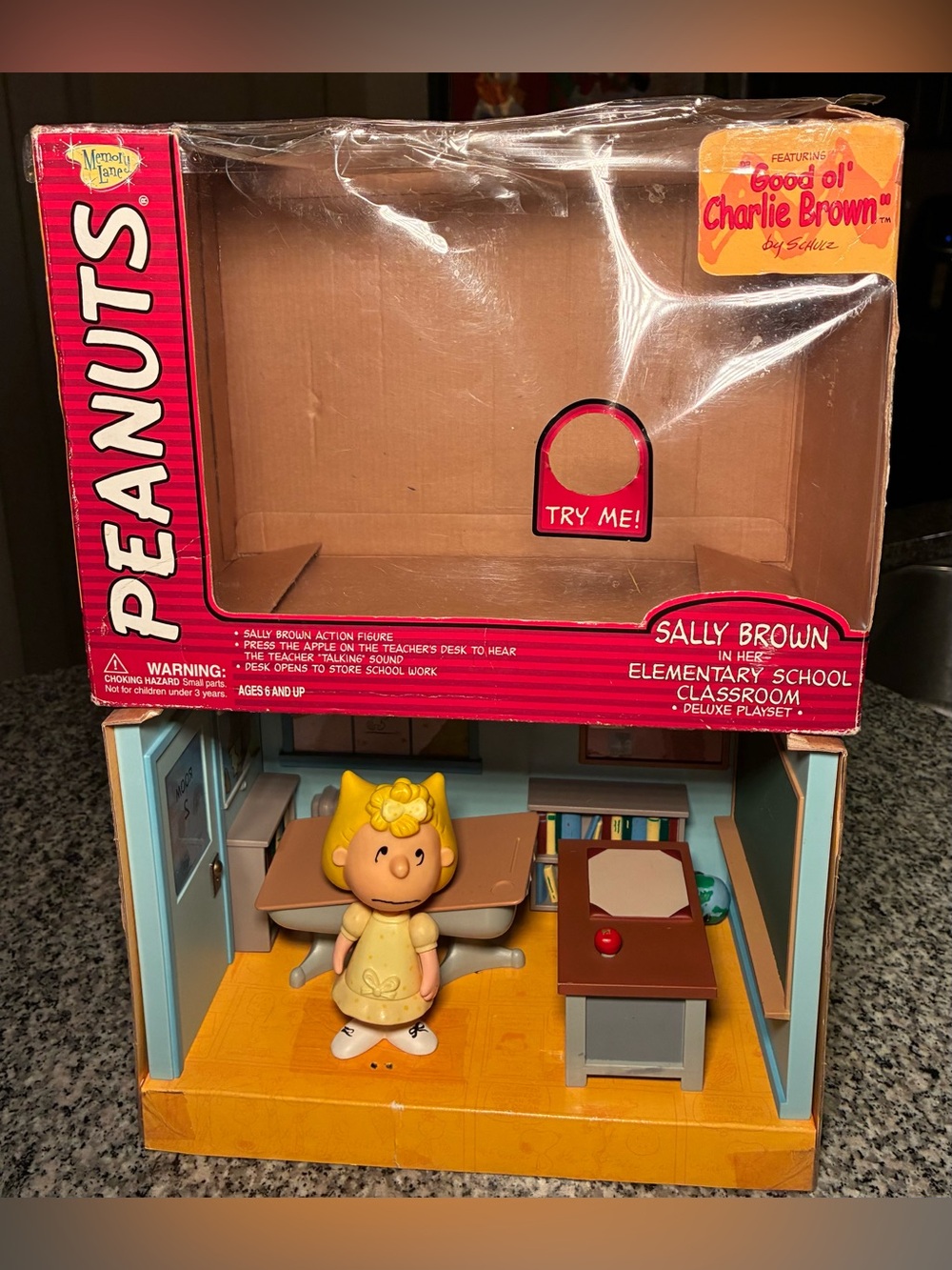 Sally Brown in her Elementary School Classroom Toy